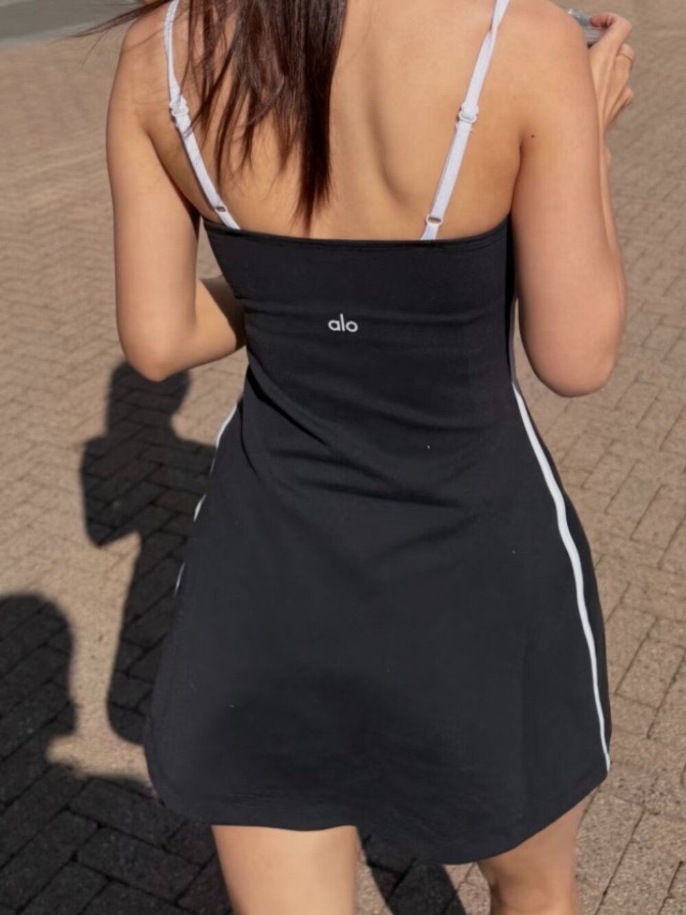 ALO Yoga Dress Medium and Large Black/White✨Everyday Summer Favorite😍 - Picture 9 of 9